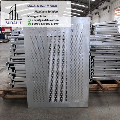 China SUDALU Aluminum CNC Curvel Panel Aluminum For Wall Decoration Aluminum Perforated Sheets supplier