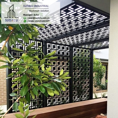 China SUDALU Outdoor Metal Laser Cut Decoration Panel Customized Pattern Perforated Aluminum Panel from Foshan supplier
