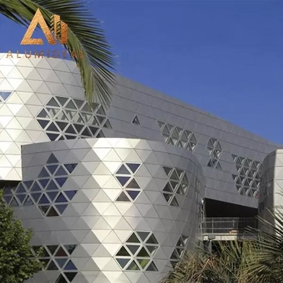 China Aluminum Perforated Exterior Metal Cladding Solid Panels supplier