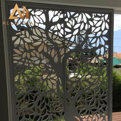 China 4mm Aluminum Perforated Decorative Metal Screen Panels supplier