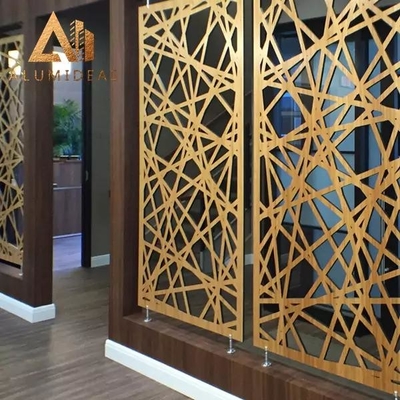 China 3mm Architectural Cladding Laser Cut  Aluminum Screen supplier