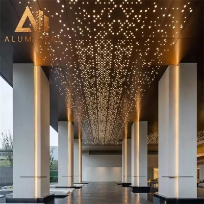 China Aluminum Perforated Decorative Drop Ceiling Metal Grid supplier