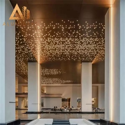 China Aluminum Decoration Metal Ceiling Grid Systems For Hotel supplier