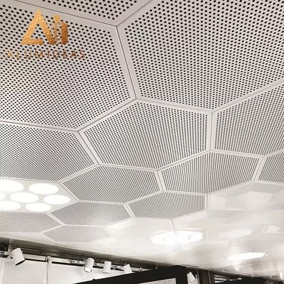 China Custom Decoration Aluminium Perforated Metal Ceiling Tiles supplier