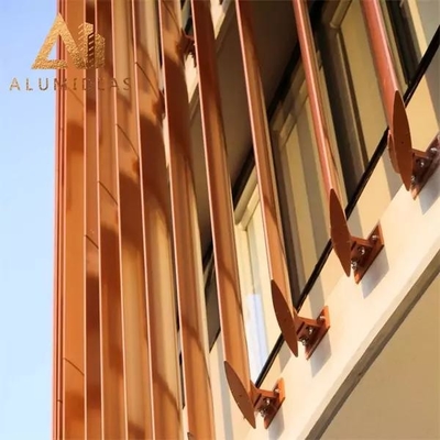 China Metal louvers facade supplier