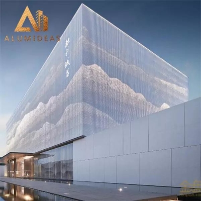 China Perforated aluminum facade supplier