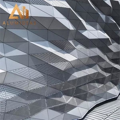 China Aluminum perforated 3D panel supplier