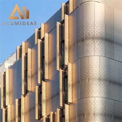 China Aluminium facade metal color design supplier
