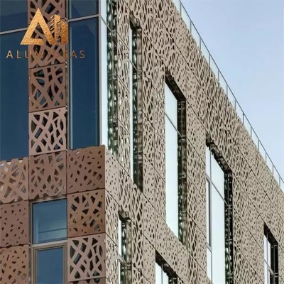 China Engraving aluminum facade for home supplier