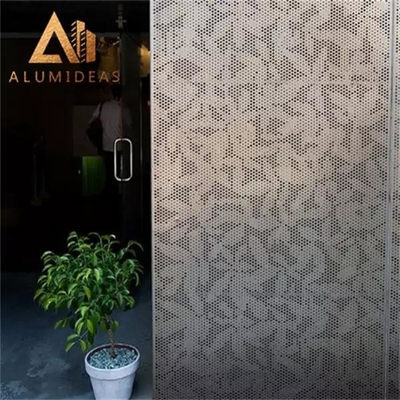 China Customized perforated aluminum facade supplier