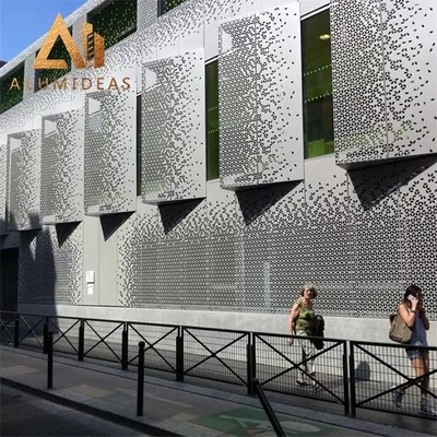 China Perforated aluminum facade panel supplier