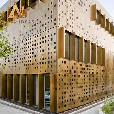 China Perforated decorative metal panels supplier