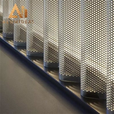 China Corrugated aluminum facade supplier