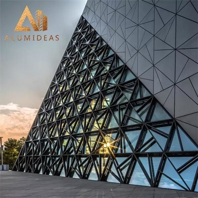 China Aluminum triangle facade design supplier