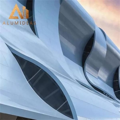 China Corrugated aluminum composite panel supplier