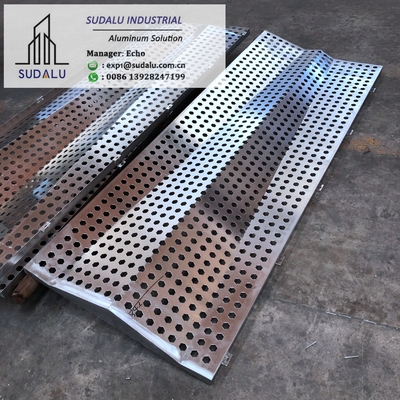 China SUDALU 1100, 3003 series Aluminum Perforated Panel with Various Shapes for Facade Cladding Aluminum Panel supplier
