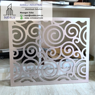 China SUDALU 1mm-10mm Aluminum Laser Cutting Panel for Fence and Patio Decoration Aluminum Panel supplier