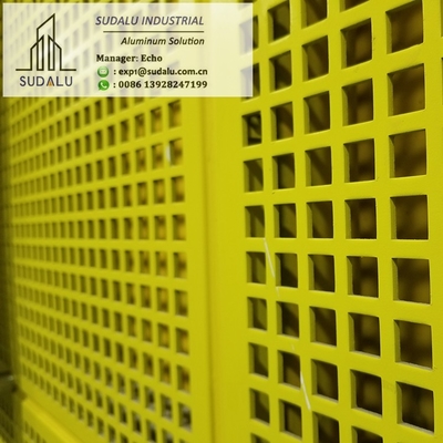 China SUDALU Building Cladding Metal Screen Curvel Aluminum Panel For Interior Partition Usage supplier
