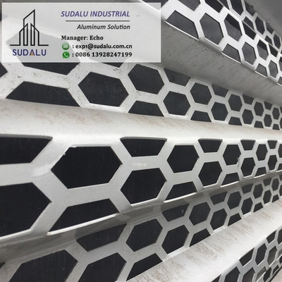 China SUDALU Exterior Building Metal 3D Curtain Wall Cladding Aluminum Panel supplier