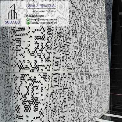 China SUDALU Modern Exterior Aluminium Wall Cladding Panels Customized Design Pattern Panel supplier