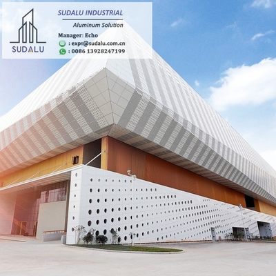 China SUDALU Customized Exterior Aluminium Wall Cladding Panels Building Facade Decorative Panel supplier