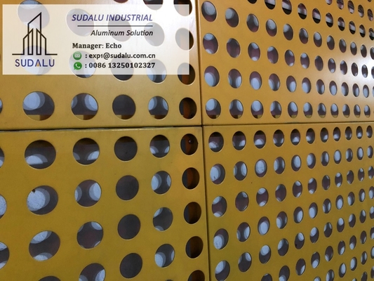 China SUDALU Aluminum Facade Cladding Panel for Building Exterior Decoration Panel from Foshan Aluminum Panel Manufacturer supplier