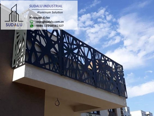China Decorative Aluminum Panels Outdoor Balcony Railing Screen Aluminum Cladding Panel supplier